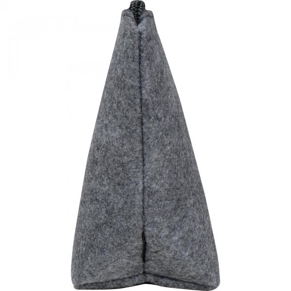 Kosmetiktasche / Kulturtasche / aus RPET / Farbe: grau