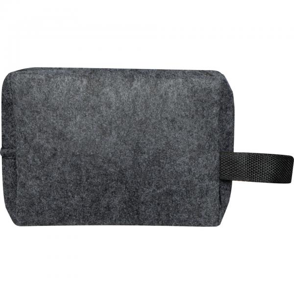 Kosmetiktasche / Kulturtasche / Farbe: grau