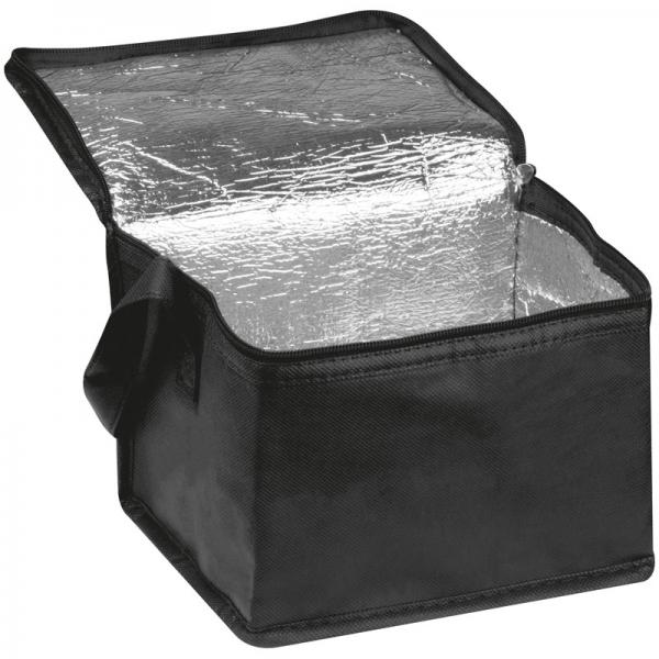 Kühltasche für 6 Dosen à 0,33l / Farbe: schwarz
