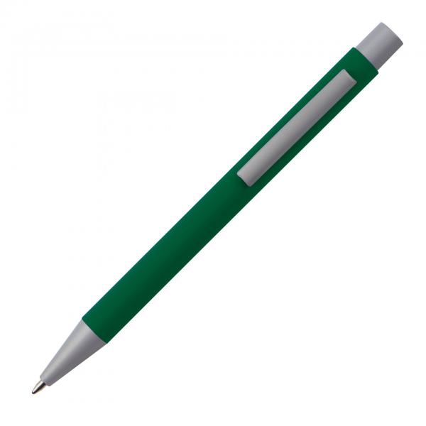 Kugelschreiber / aus Metall mit rubber finish Oberfläche / Farbe: grün