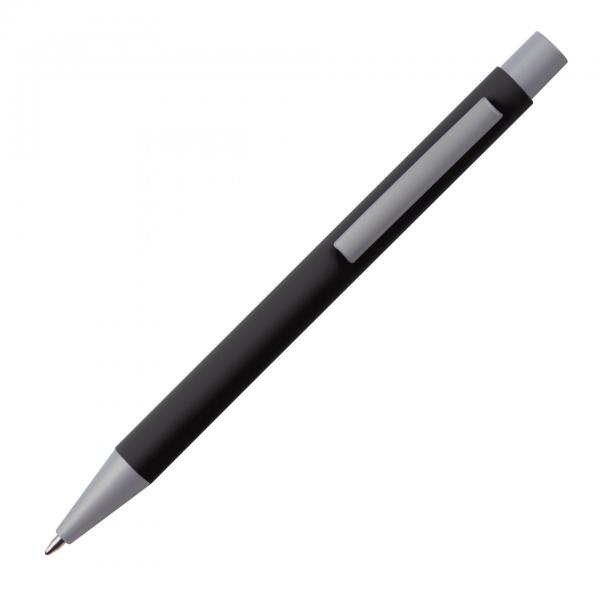 Kugelschreiber / aus Metall mit rubber finish Oberfläche / Farbe: schwarz