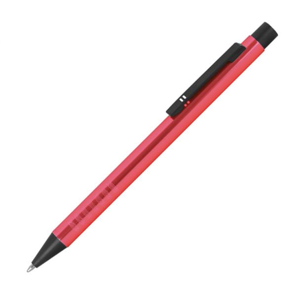 Kugelschreiber aus Metall / Farbe: rot