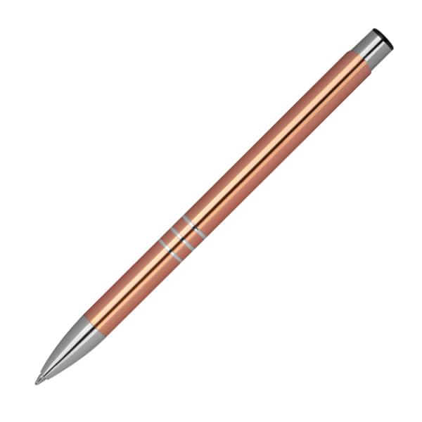 Kugelschreiber aus Metall mit Namensgravur - Farbe: roségold