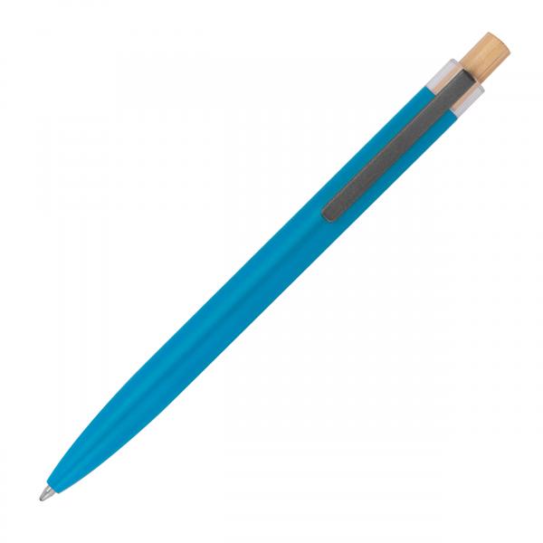 Kugelschreiber aus recyceltem Aluminium / Farbe: hellblau