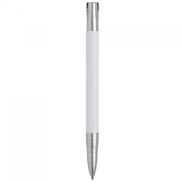 Kugelschreiber mit Gravur / aus Metall / Farbe: weiß