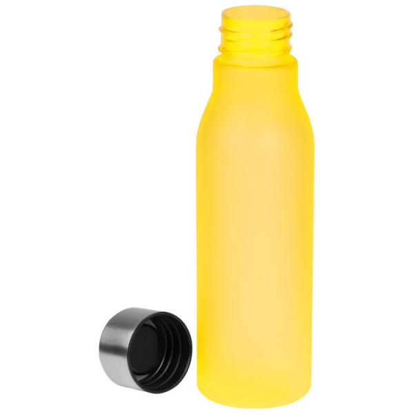 Kunststoff Trinkflasche mit Namensgravur - 0,55l - Farbe: gelb