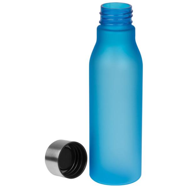 Kunststoff Trinkflasche mit Namensgravur - 0,55l - Farbe: hellblau