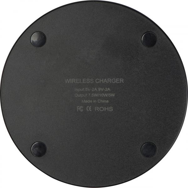 Ladegerät mit LED Anzeige / Wireless Charger mit Gravur