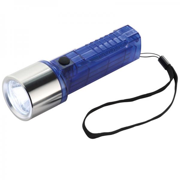 LED Taschenlampe / Farbe: transparent blau