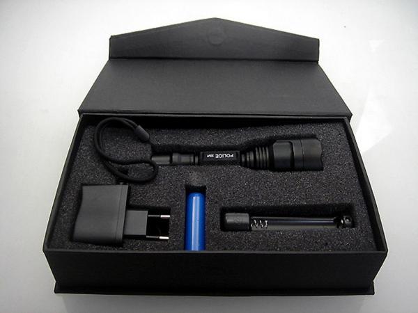 LED Taschenlampe SWAT / bis zu 20W / wiederaufladbar mit 1 Adapter