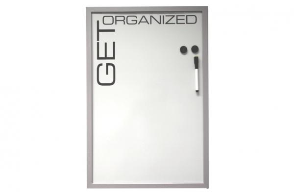 Magnettafel "Get Organized" 40x60cm inkl. 2 Magnete