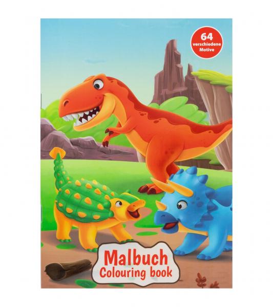 Malbuch / DIN A5 / 64 Seiten / "Dino"