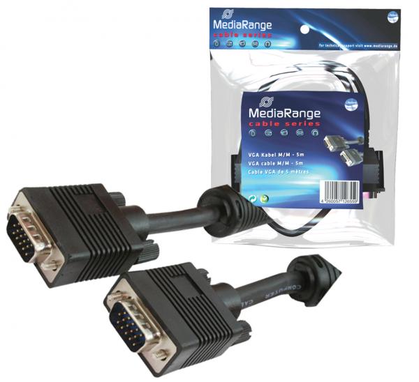 MediaRange Monitorkabel VGA Kabel 10m