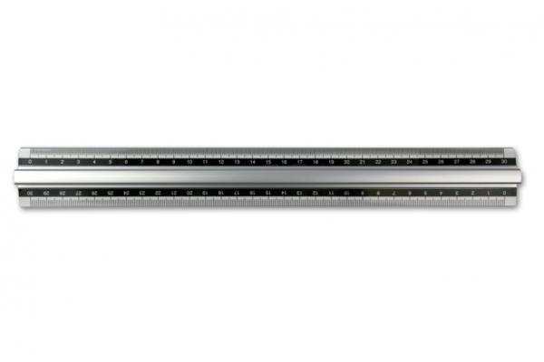 Metall-Prismenlineal aus Aluminum 30cm