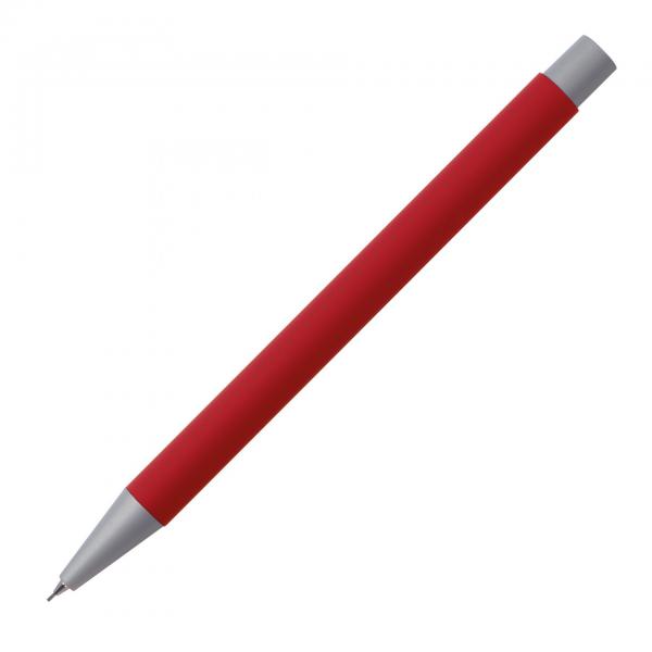 Metall-Schreibset mit Gravur / mit Kugelschreiber und Bleistift / Farbe: rot