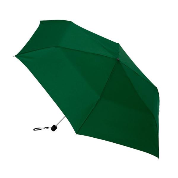 Mini-Sturm-Regenschirm / mit Schutzhülle und gummiertem Griff /Farbe: dunkelgrün