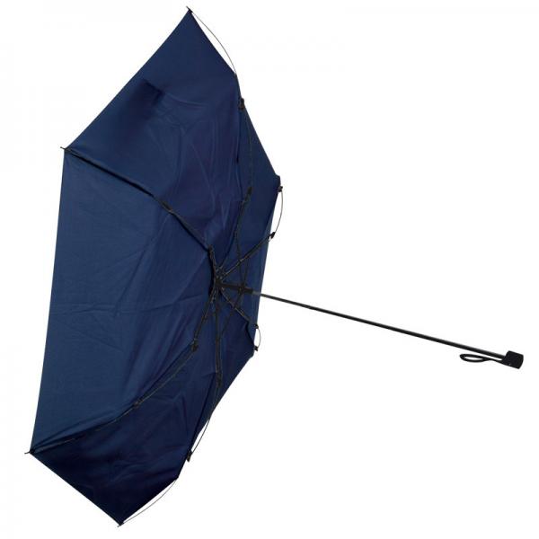Mini-Sturm-Regenschirm / mit Schutzhülle und gummiertem Griff /Farbe: dunkelgrün