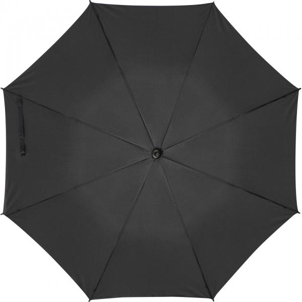 MoLu Regenschirm Saint Barth mit Gravur / Griff aus Akazienholz / Farbe schwarz