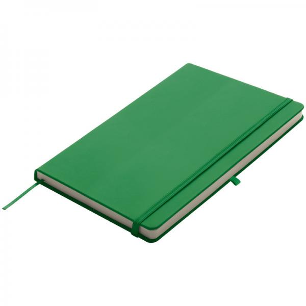 Notizbuch / DIN A5 / 160 S. / blanko / samtweiches PU Hardcover / Farbe: grün