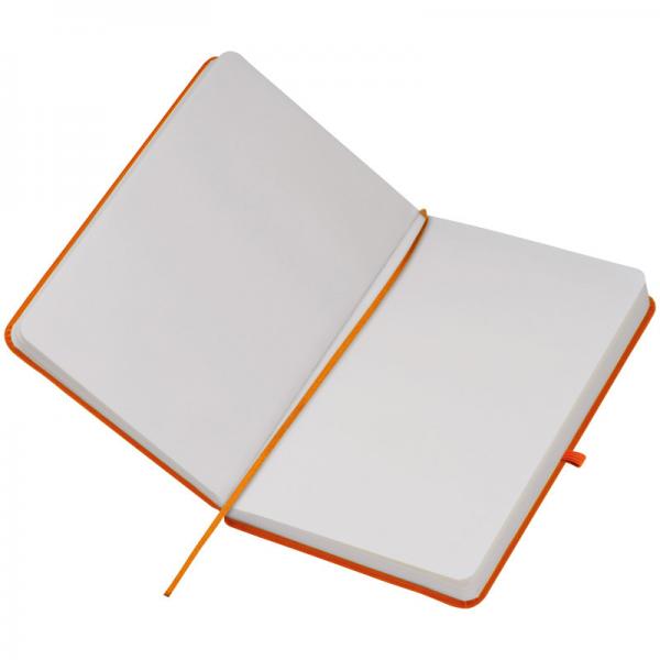 Notizbuch / DIN A5 / 160 S. / blanko / samtweiches PU Hardcover / Farbe: orange