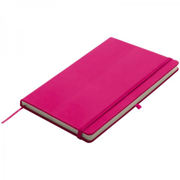 Notizbuch / DIN A5 / 160 S. / blanko / samtweiches PU Hardcover / Farbe: pink