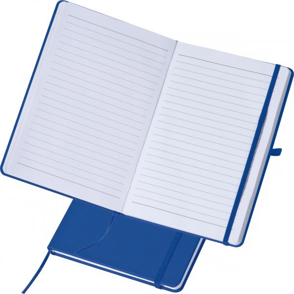 Notizbuch / DIN A5 / 160 Seiten / liniert / PU Hardcover / Farbe: blau