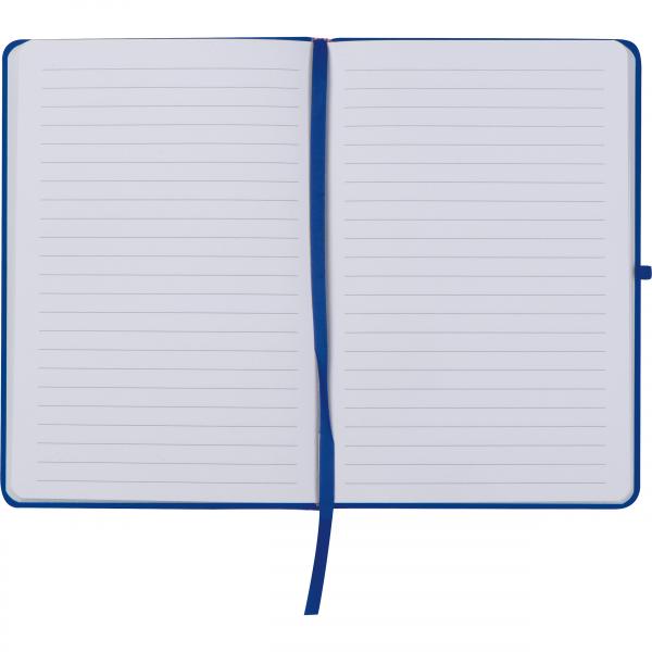 Notizbuch / DIN A5 / 160 Seiten / liniert / PU Hardcover / Farbe: blau
