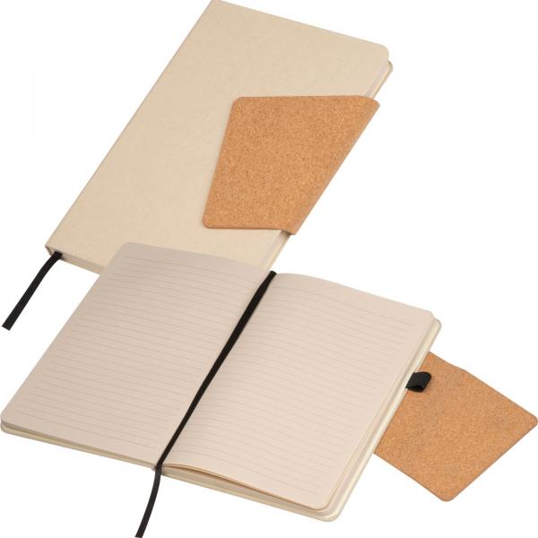 Notizbuch / DIN A5 / Einband aus Milchkarton / mit Magnetverschluss / 160 Seiten