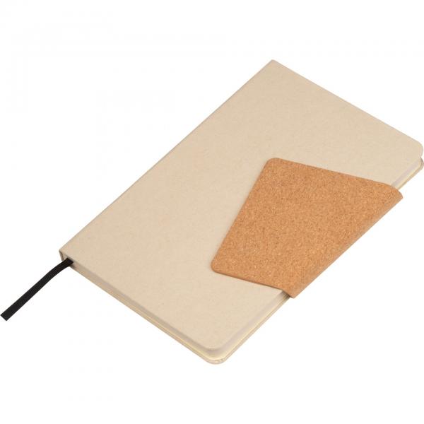 Notizbuch / DIN A5 / Einband aus Milchkarton / mit Magnetverschluss / 160 Seiten