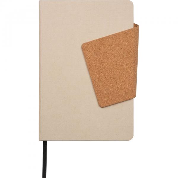 Notizbuch / DIN A5 / Einband aus Milchkarton / mit Magnetverschluss / 160 Seiten