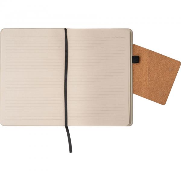 Notizbuch / DIN A5 / Einband aus Milchkarton / mit Magnetverschluss / 160 Seiten