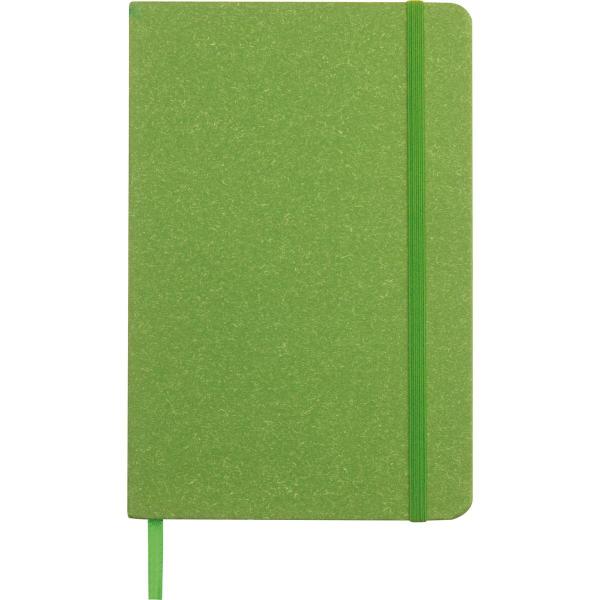 Notizbuch / DIN A5 / mit Kartonumschlag und gepunkteten Seiten / Farbe: grün