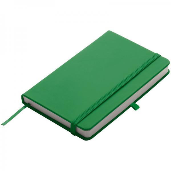 Notizbuch / DIN A6 / 160 S. / blanko / samtweiches PU Hardcover / Farbe: grün