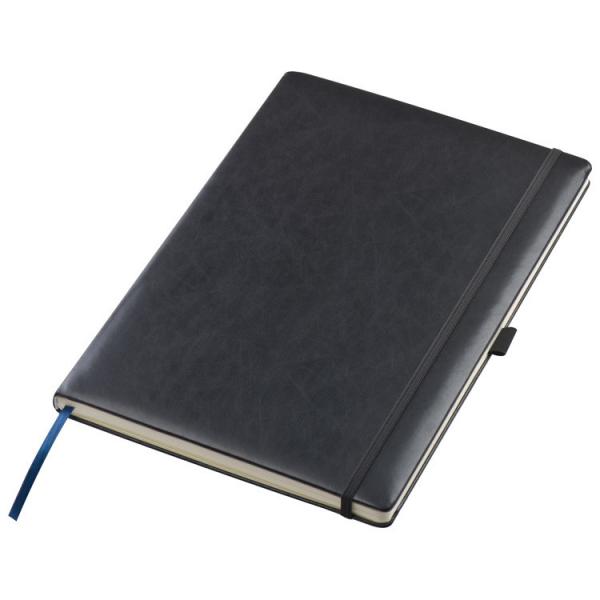 Notizbuch / mit Gummibandverschluss / DIN A4 / 160 Seiten / liniert