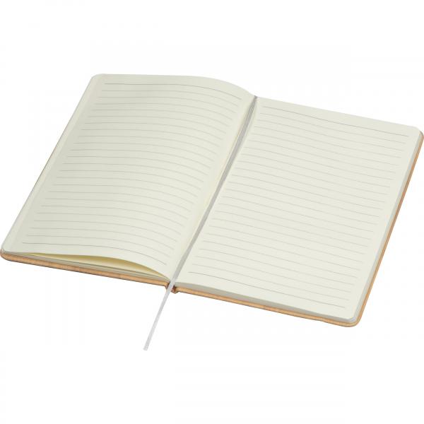 Notizbuch in Holzoptik mit Gravur  / DIN A5 / 160 linierten Seiten