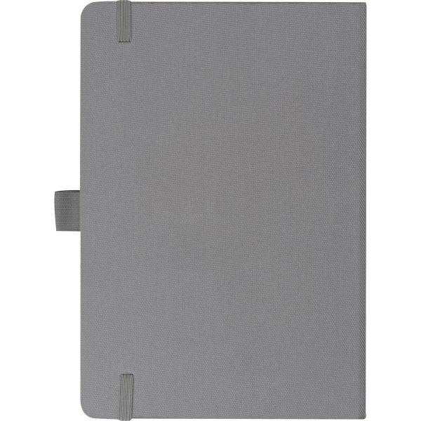 Notizbuch mit Gravur / Cover aus Bambus / DIN A5 / 192 Seiten / Farbe: grau