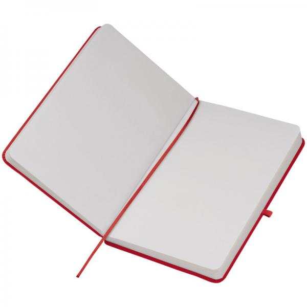 Notizbuch mit Gravur / DIN A5 / 160 S. / blanko / PU Hardcover / Farbe: rot