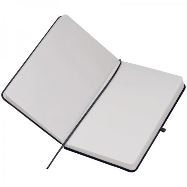 Notizbuch mit Gravur / DIN A5 / 160 S. / blanko / PU Hardcover / Farbe: schwarz
