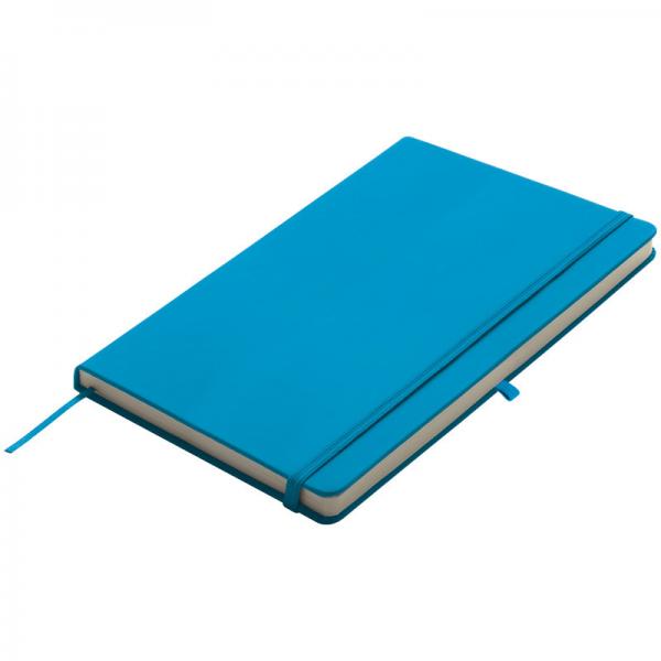 Notizbuch mit Gravur / DIN A5 / 160 S. / blanko / PU Hardcover / Farbe: türkis