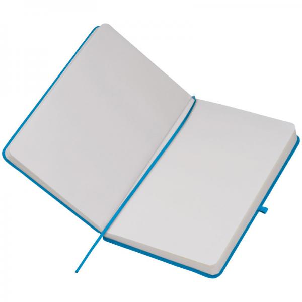 Notizbuch mit Gravur / DIN A5 / 160 S. / blanko / PU Hardcover / Farbe: türkis