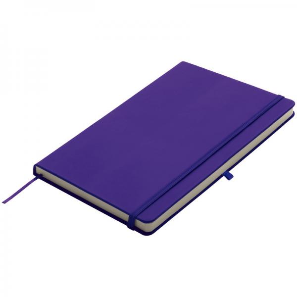 Notizbuch mit Gravur / DIN A5 / 160 S. / blanko / PU Hardcover / Farbe: violett