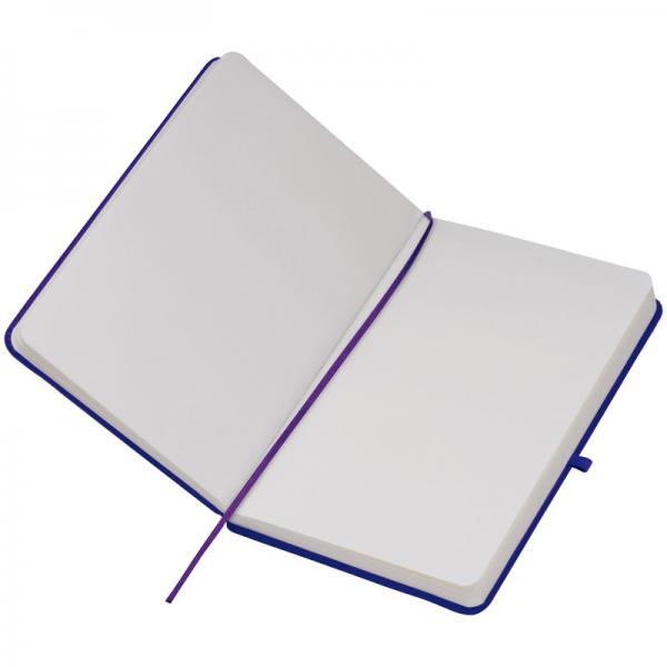 Notizbuch mit Gravur / DIN A5 / 160 S. / blanko / PU Hardcover / Farbe: violett