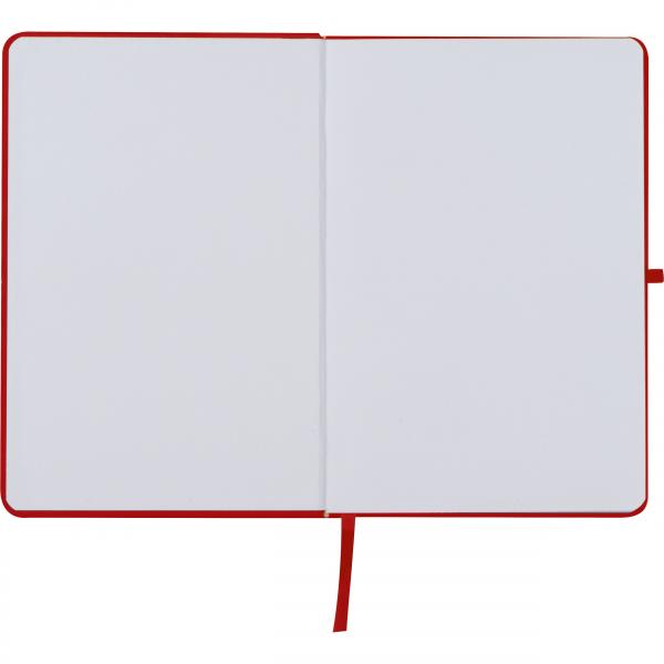 Notizbuch mit Gravur / DIN A5 / 160 Seiten / liniert / PU Hardcover / Farbe: rot