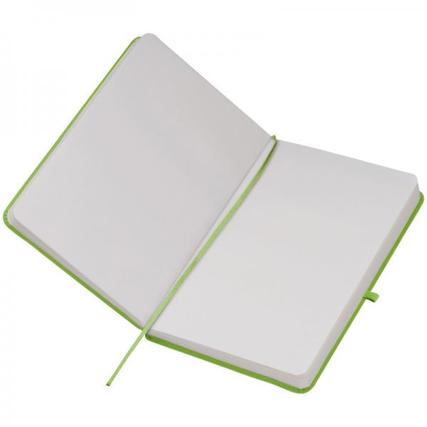 Notizbuch mit Gravur / DIN A5 / 160S. / blanko / PU Hardcover / Farbe: hellgrün