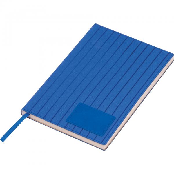 Notizbuch mit Gravur / DIN A5 / mit Softcover / 192 Seiten / Farbe: blau