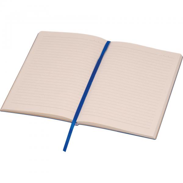 Notizbuch mit Gravur / DIN A5 / mit Softcover / 192 Seiten / Farbe: blau