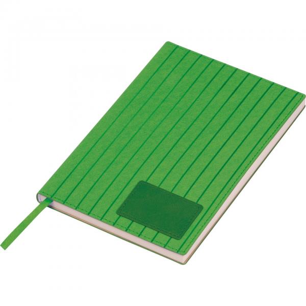 Notizbuch mit Gravur / DIN A5 / mit Softcover / 192 Seiten / Farbe: grün