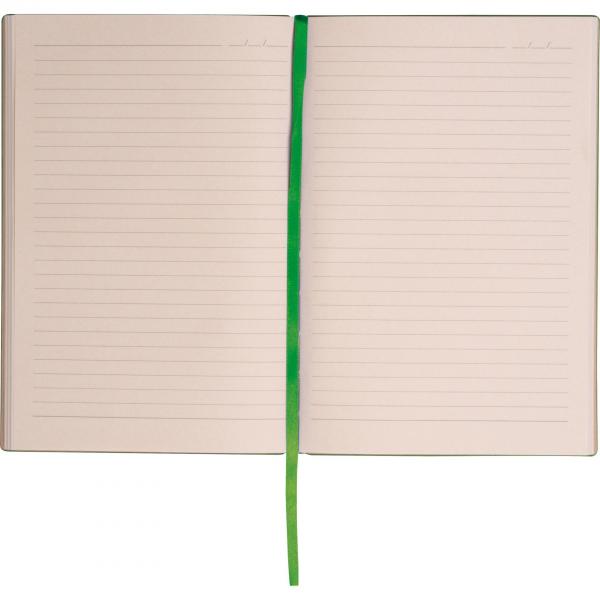 Notizbuch mit Gravur / DIN A5 / mit Softcover / 192 Seiten / Farbe: grün