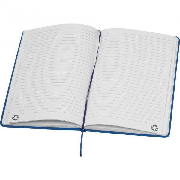 Notizbuch mit Gravur / DIN A5 / Umschlag aus PU / 160 Seiten / Farbe: blau
