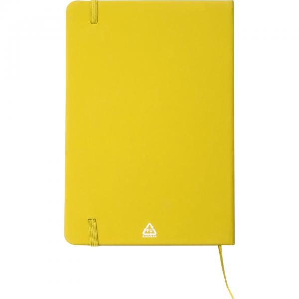 Notizbuch mit Gravur / DIN A5 / Umschlag aus PU / 160 Seiten / Farbe: gelb